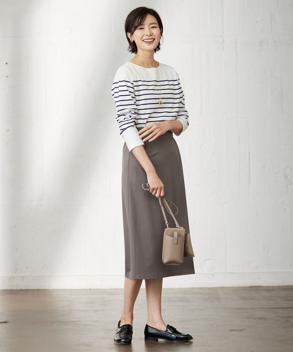 J.PRESS LADIES S 【洗える】 Hari-Puru jersey スカート 