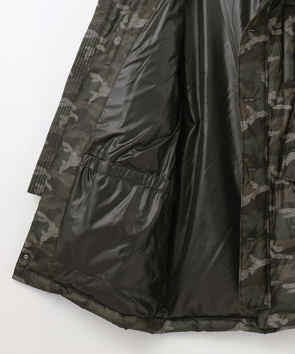 JOSEPH ABBOUD MOUNTAIN 【ECOファー/撥水/9ポケット】カモフラージュ ダウン コート 