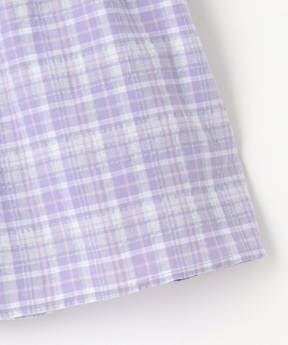 ANY KIDS チェック柄 ショート パンツ 