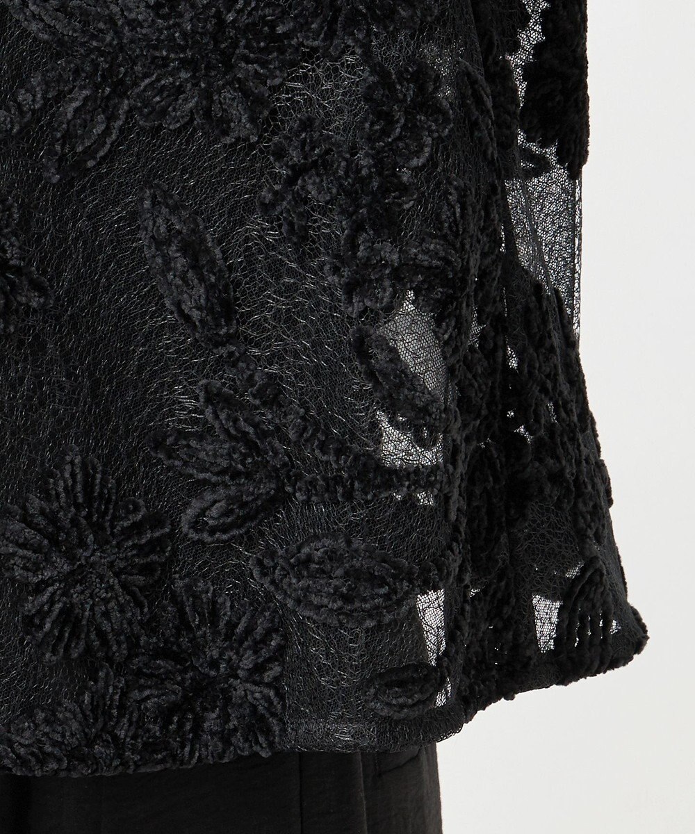 23区 【GOLD LABEL】フロッキーエンブロイダリー ブラウス 