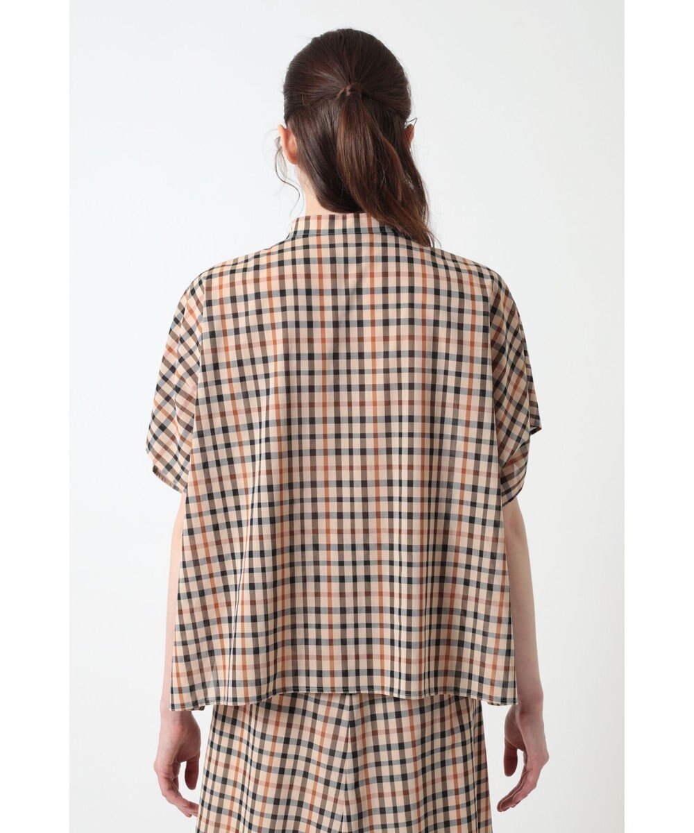 DAKS コットンボイル アシンメトリー ブラウス 