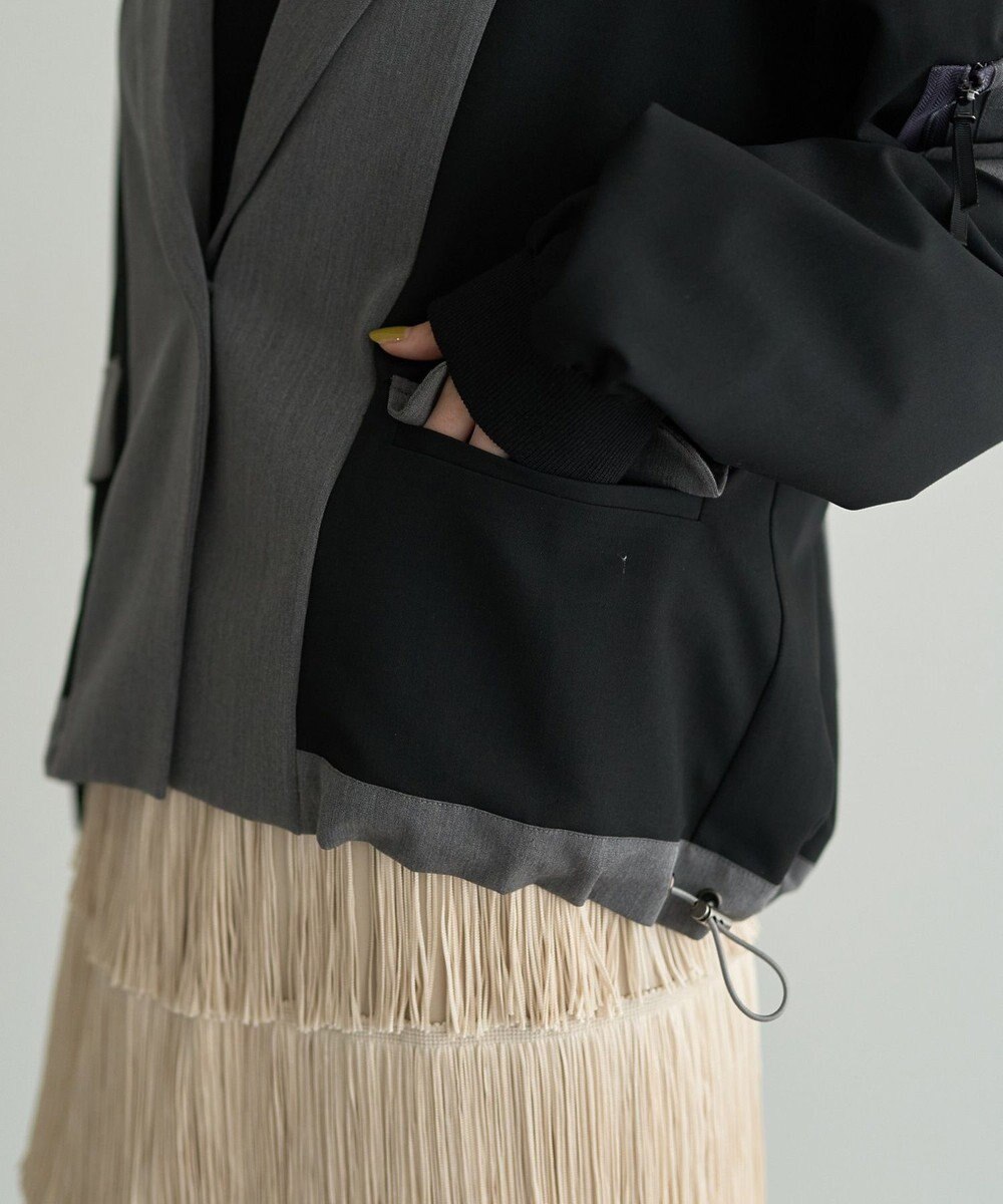 YECCA VECCA MA-1風デザインジャケット 