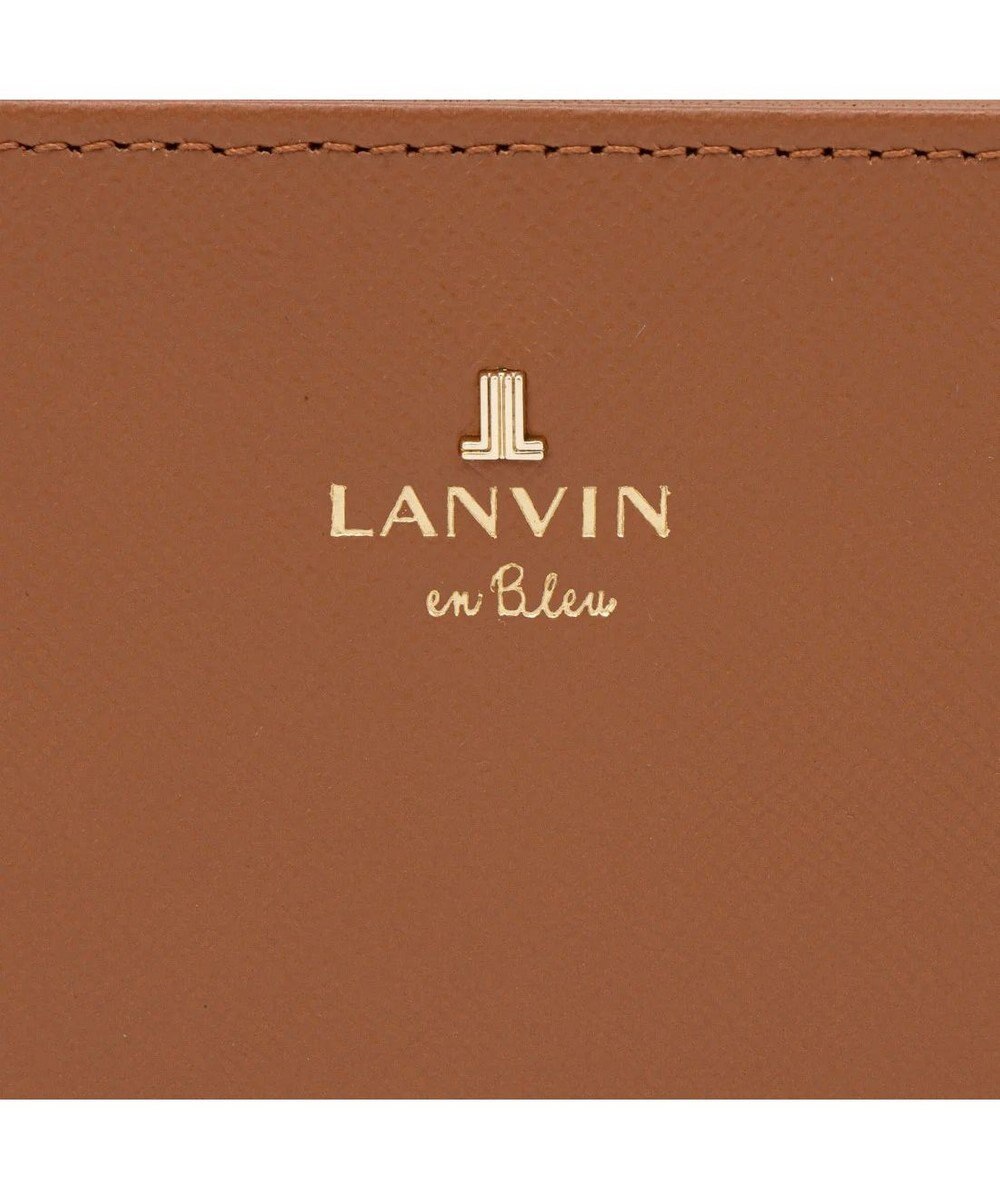 LANVIN en Bleu リュクサンブールカラー 二つ折りLファスナー財布 