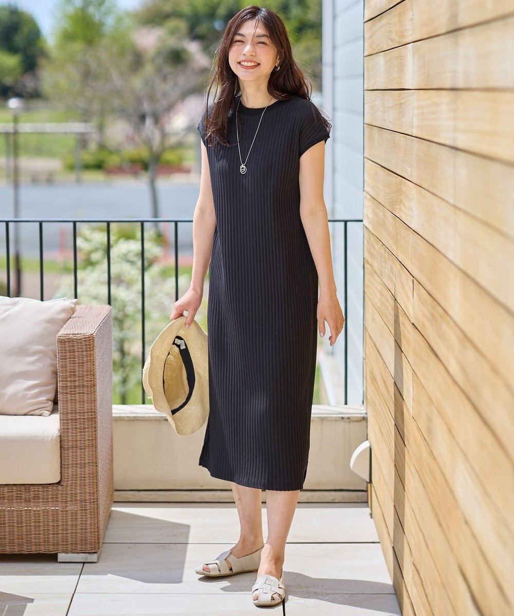 ANY 汗ジミ防止テレコワンピース 