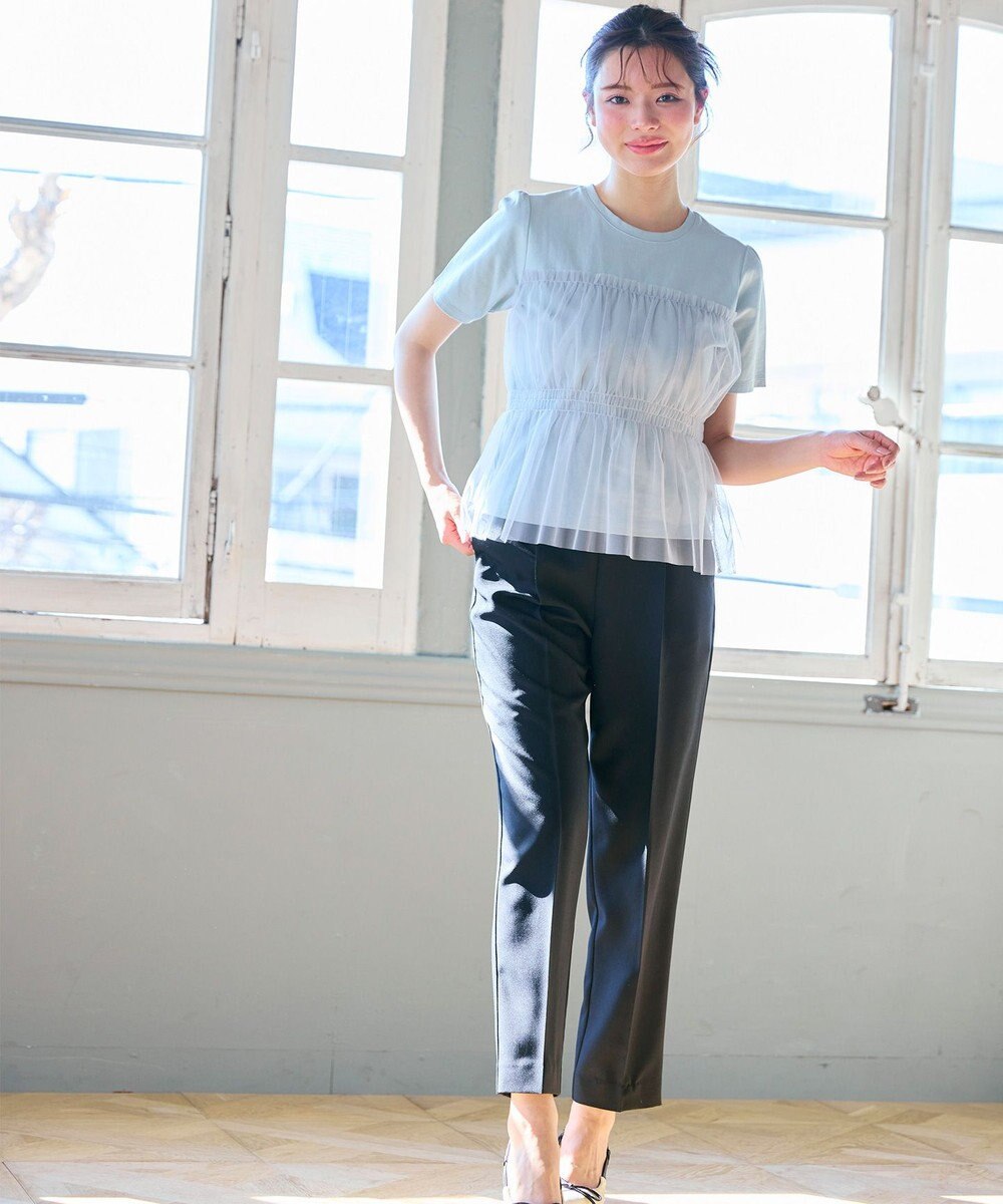 Feroux チュールコンビカットソー 