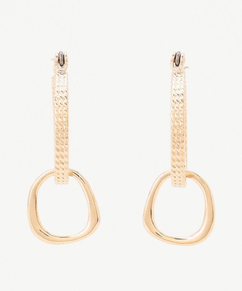 ICB チェーンフープピアス 