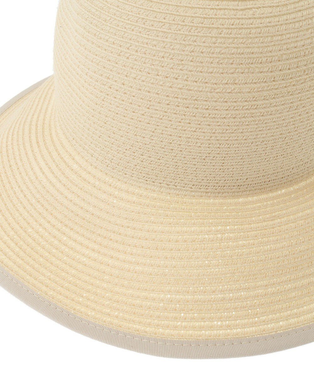 Maison de FLEUR リボンスリットパイピングハット 