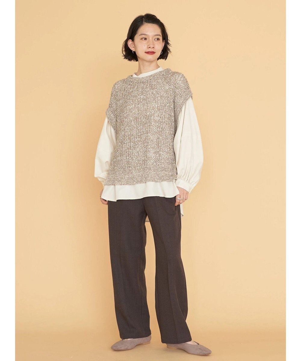 AMERICAN HOLIC ＳＥＴ　ボリュームスリーブシャツ＋ニットベスト 