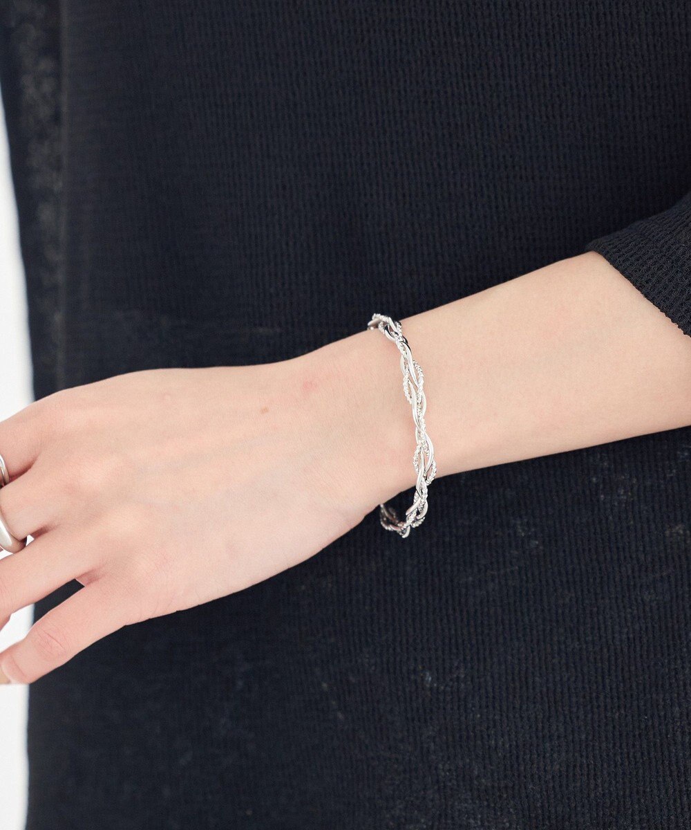 earth music&ecology ウェイビーメタルバングル 