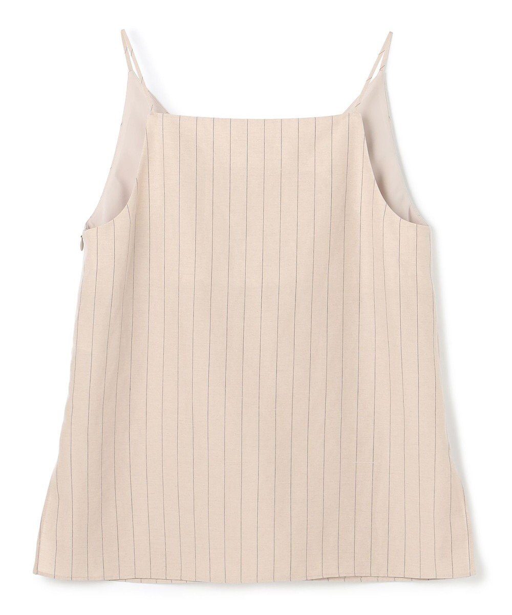 BEIGE， ERYTH / リネンストライプ キャミソール 