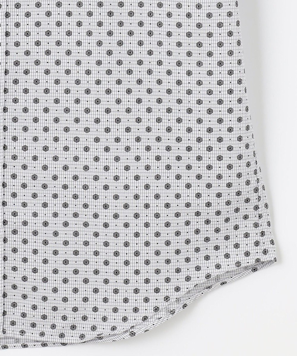 JOSEPH ABBOUD 【イージーケア】小紋プリント 半袖シャツ 