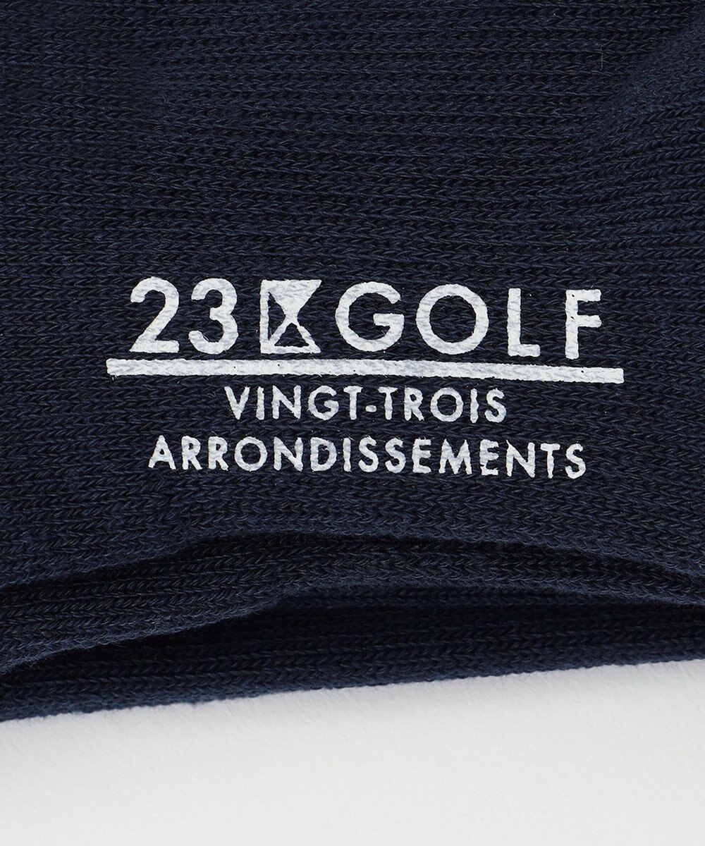 23区GOLF 【WOMEN】ロゴ ニーハイソックス 