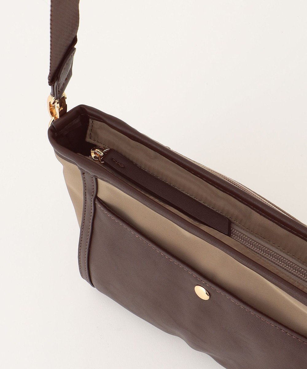 LA BAGAGERIE 【MONICA】ナイロンコンビショルダーバッグ 