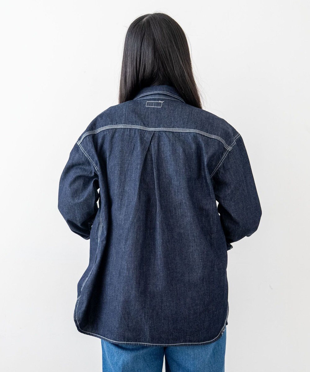 caqu work shirts ゆったりシルエットなワークシャツ 