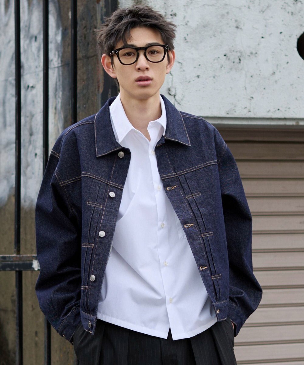 WEGO 【ユニセックス着用ITEM】リジットデニムジャケット 