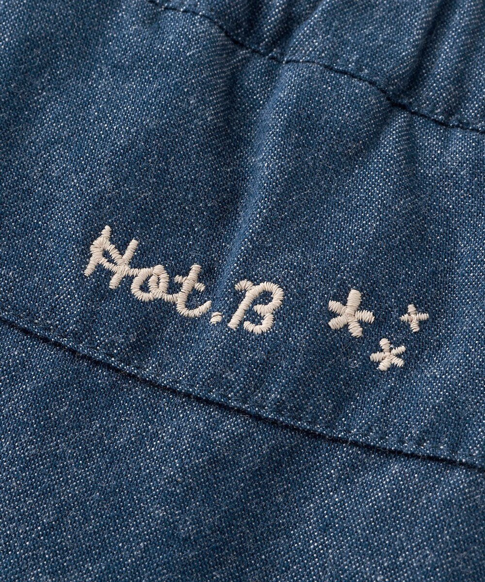 MIKI HOUSE HOT BISCUITS 【80-120cm】 デニム スカート付きパンツ 