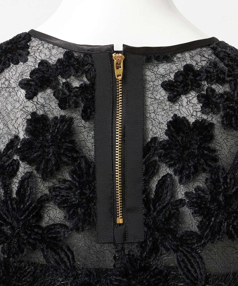 23区 【GOLD LABEL】フロッキーエンブロイダリー ブラウス 