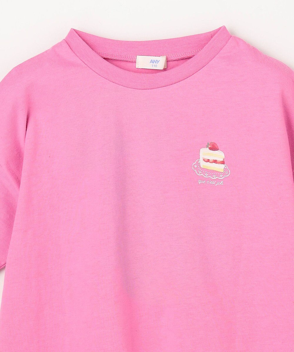 ANY KIDS 【綿100%】バックプリント オーバーサイズTシャツ 