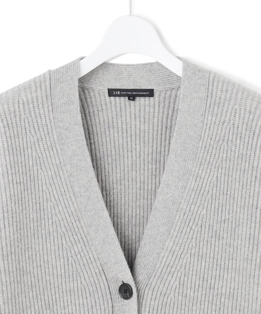 23区 【洗える】カシミヤブレンド ニット カーディガン 