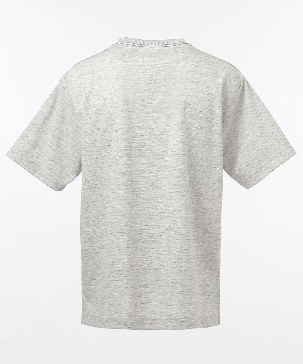 JOSEPH ABBOUD MOUNTAIN 【SPACE】リネンプレーティング天竺 ポケTシャツ 