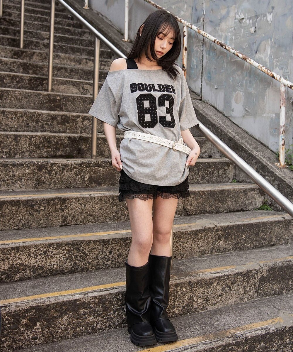 WEGO タンクレイヤードワンショルビッグT 