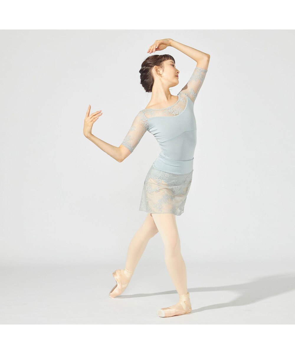 Chacott ハーフスリーブレオタード 