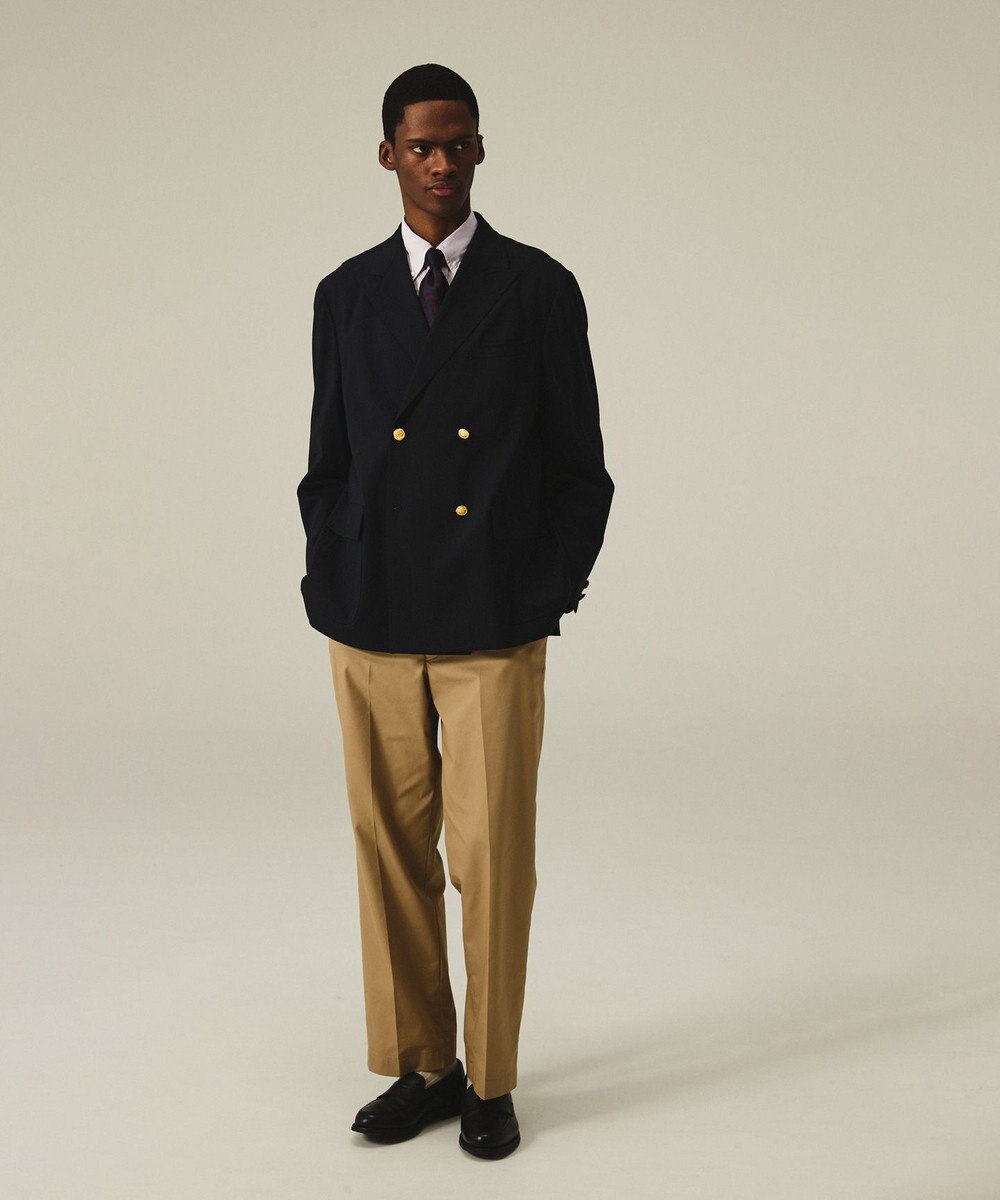 J.PRESS MEN 【J.PRESS ORIGINALS】【UNISEX】Wool Polyester Stretch Toropical 4B Blazer / Baggy-Fit 