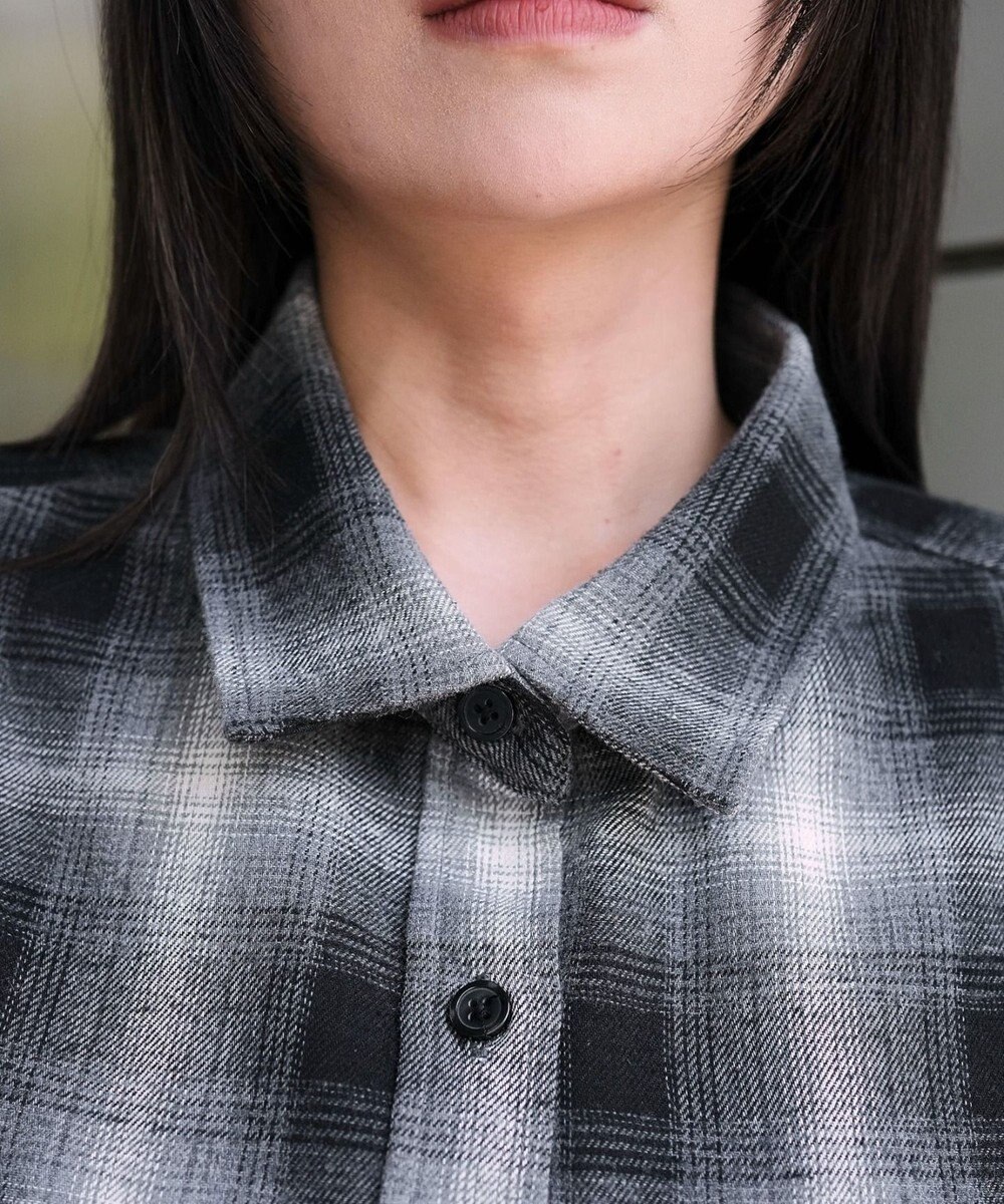 WEGO チェックショートネルシャツ 