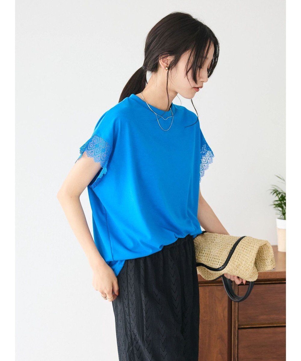 CRAFT STANDARD BOUTIQUE レーススリーブカットプルオーバー 