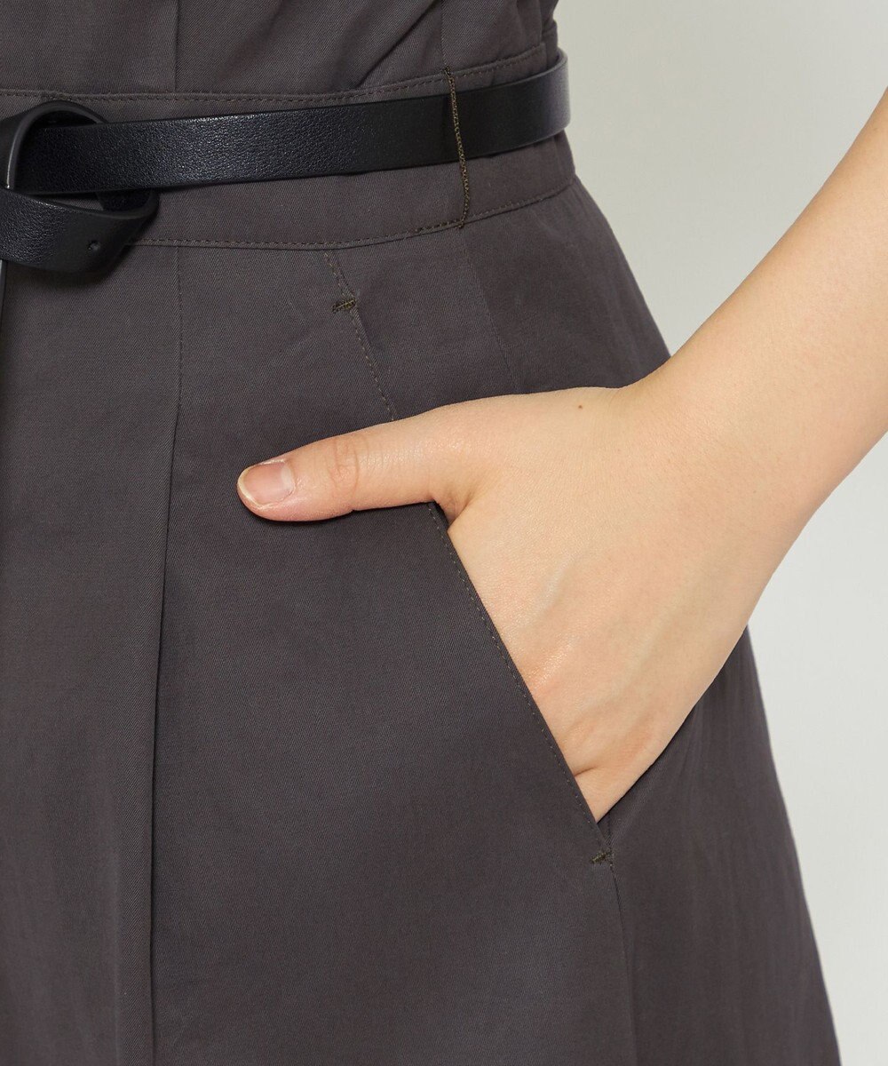 uncrave 【手洗い可】ライト チノ ベルト付き オールインワン（uncrave WHITE） 