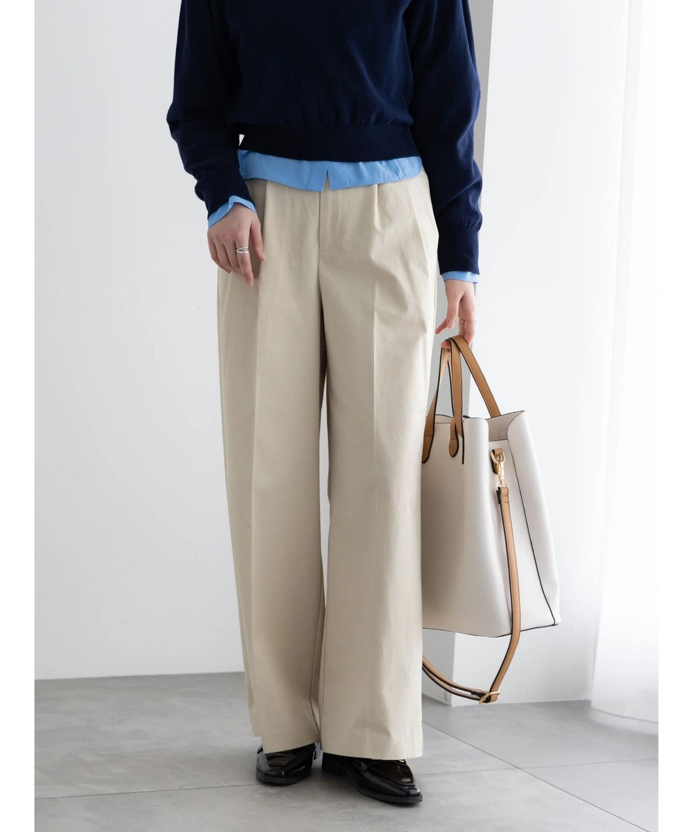 Te chichi 2タックチノパンツ【AOYAMA FASHION ASSOCIATION × Te chichi】 