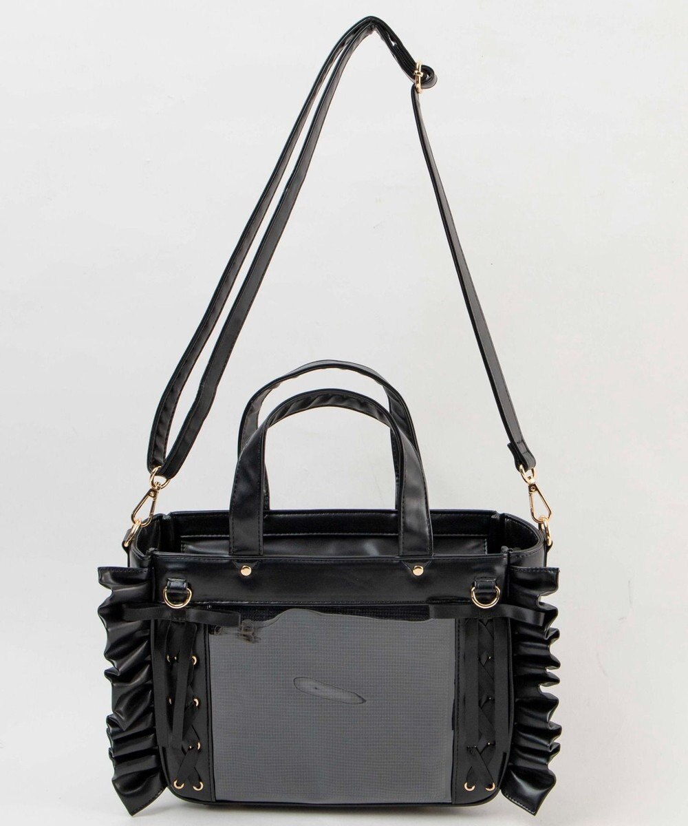 WEGO 【痛バ＆推し活グッズ】きらめきレースアップフリル痛ショルダー 