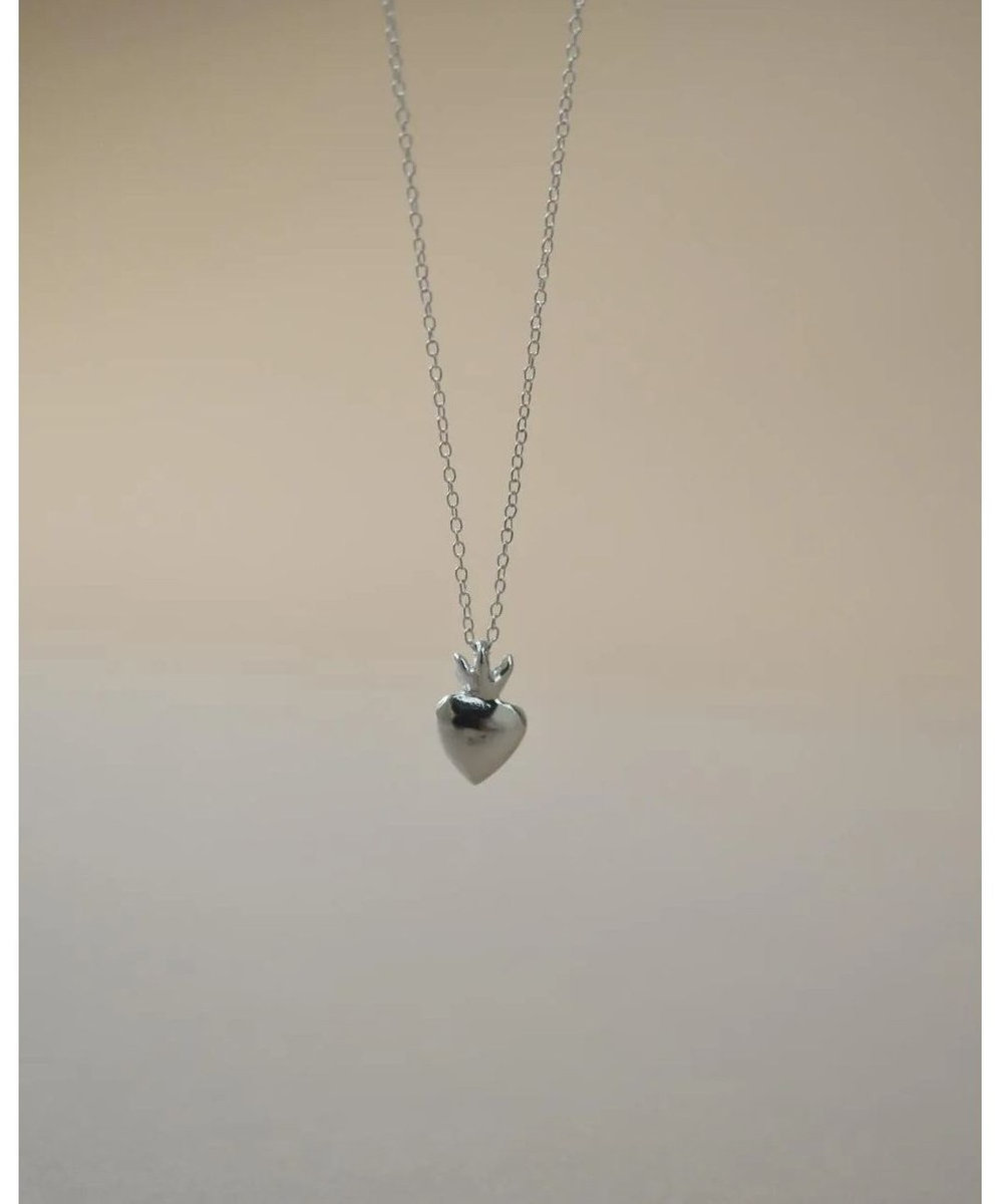 yoaa シルバー925 メラメラネックレス 