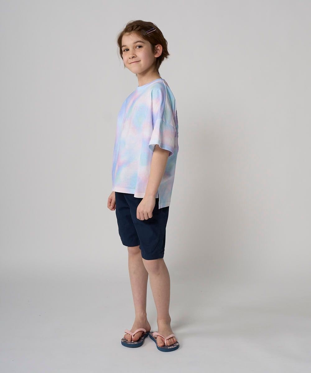 OP／FILA 【RUSTY】ニコちゃん×タイダイ柄半袖Tシャツ 