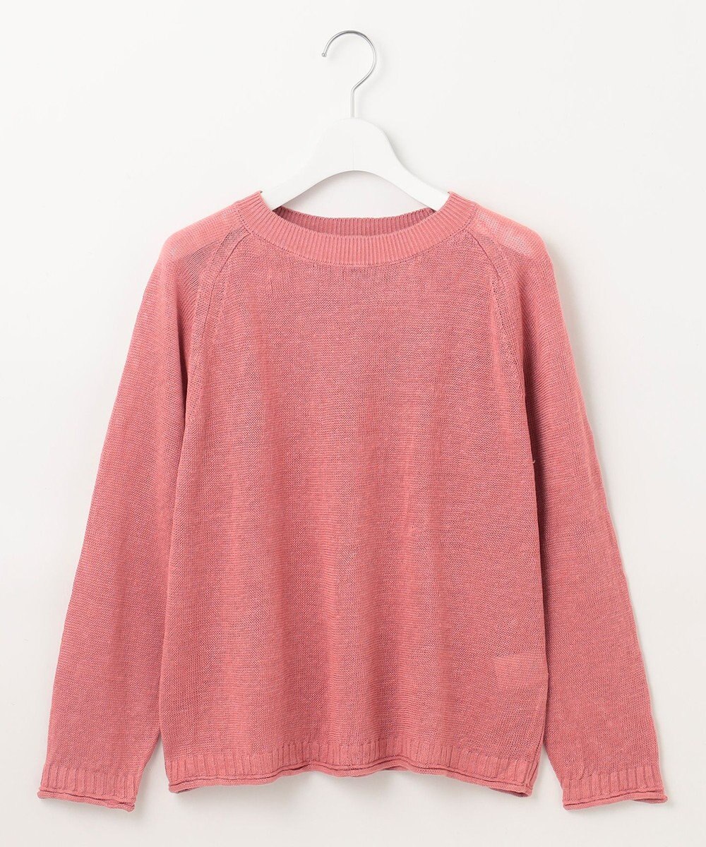 J.PRESS LADIES 【洗える・吸水速乾】MERCERIZED CORD LINEN ニット 