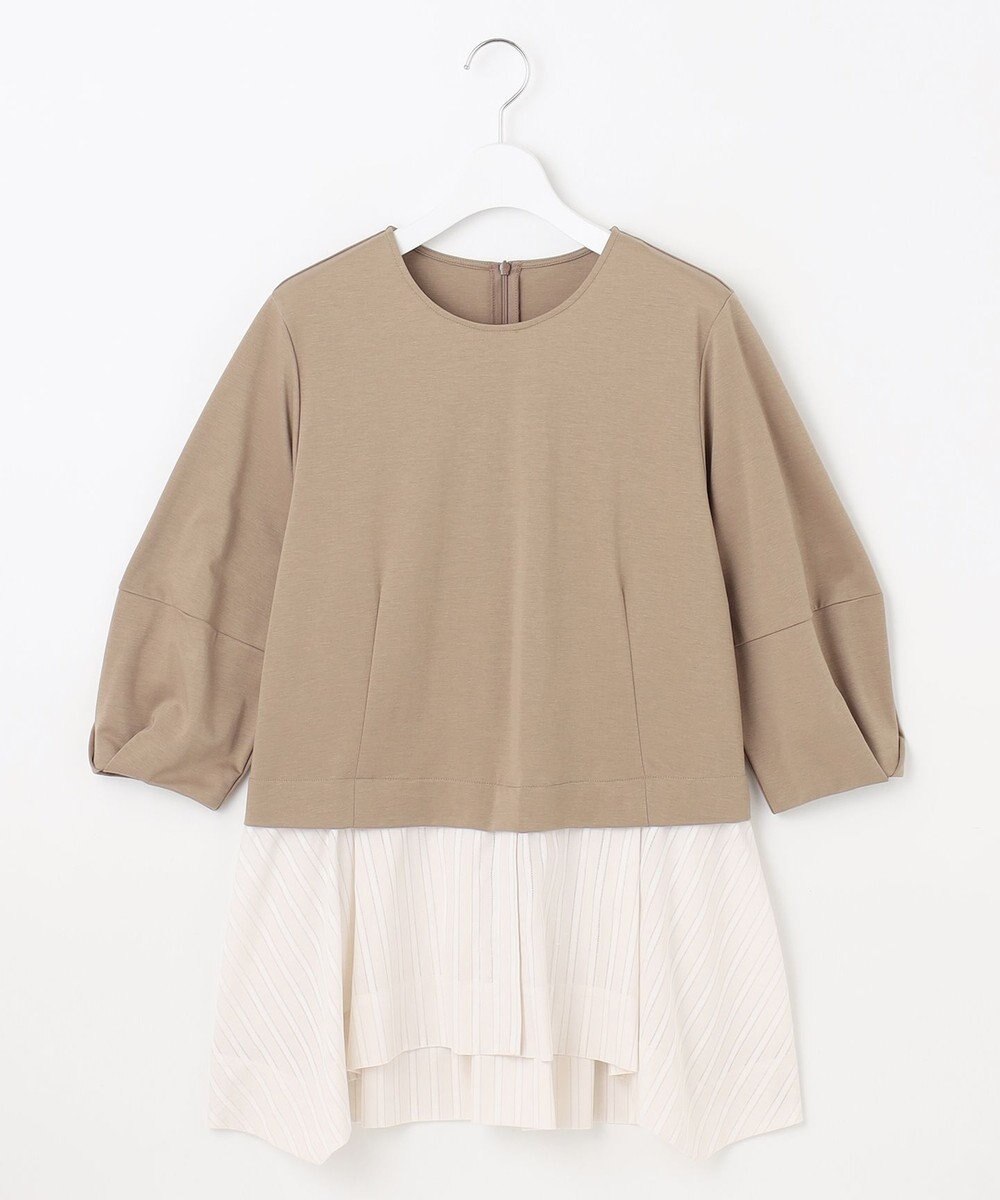 自由区 S 【洗える】カラミストライプコンビジャージ トップス 