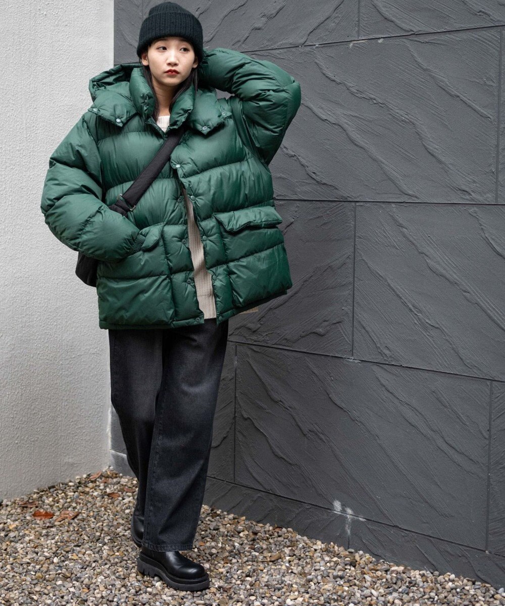 WEGO カラーナイロンパテッドブルゾン 