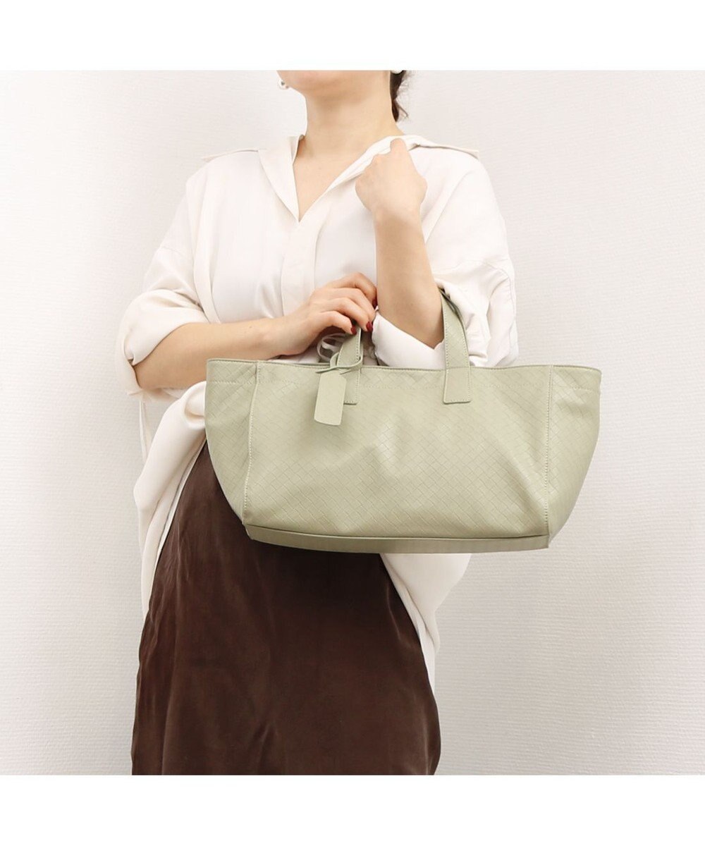 UNBILLION カシュカシュ cachecache / メッシュエンボス横長ショッパートート 