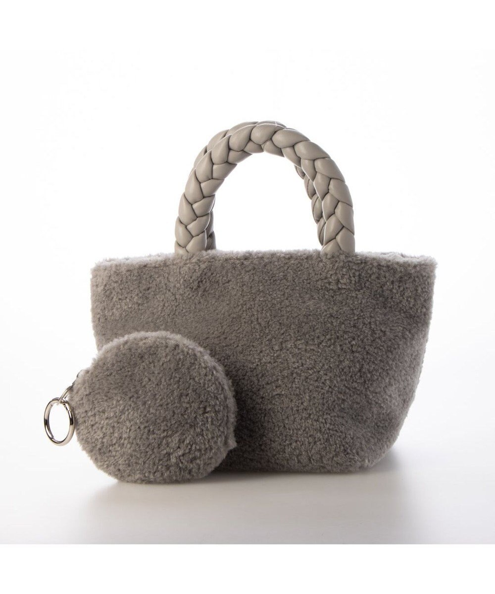 UNBILLION カシュカシュ cachecache / ブレイドハンドルボアミニトート 