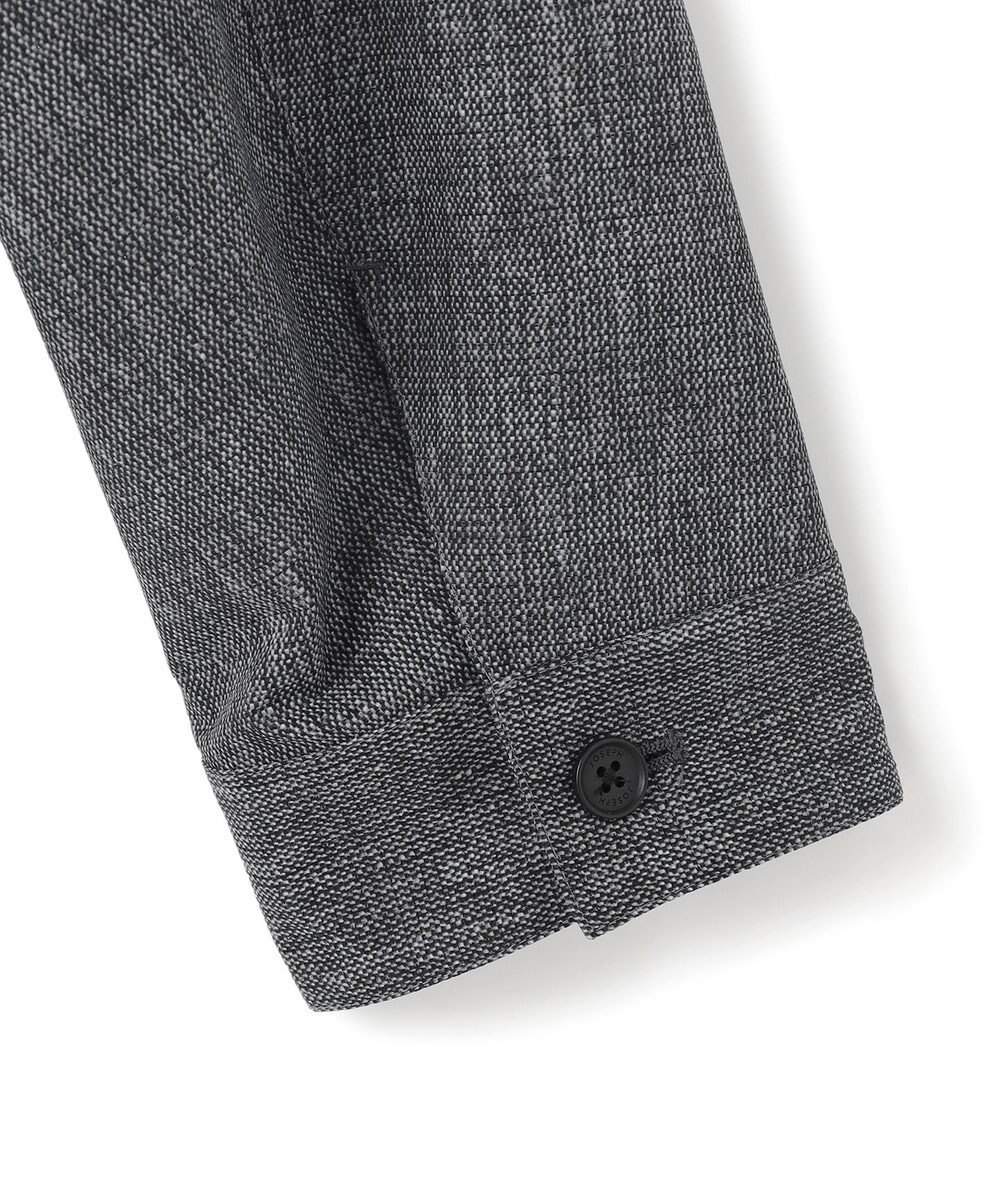 JOSEPH HOMME 新柄【洗える/ストレッチ/シワになりにくい】クールドッツストレッチ ジップアップフードブルゾン 