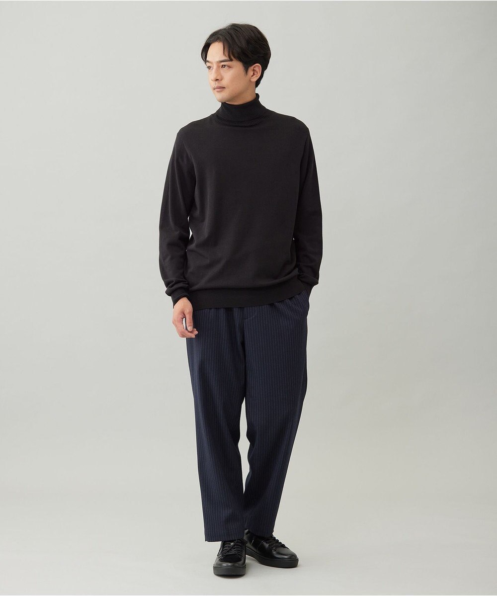 UNFILO MENS 【OCEANS 雑誌・web・YouTube 掲載】FLANNEL TOUCH 機能美パンツ ワイド 