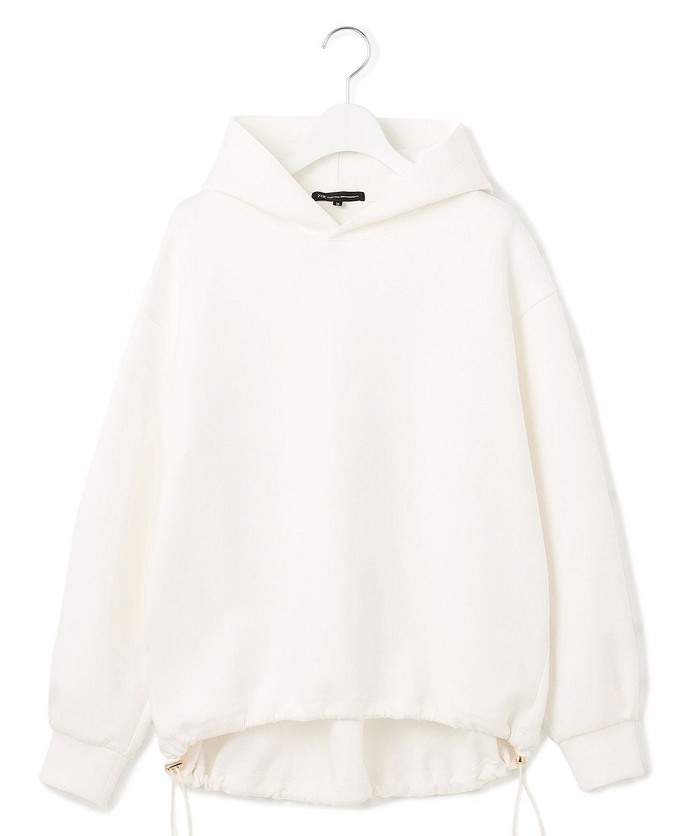 23区 【洗える】コンフォートダンボールジャージー パーカー 