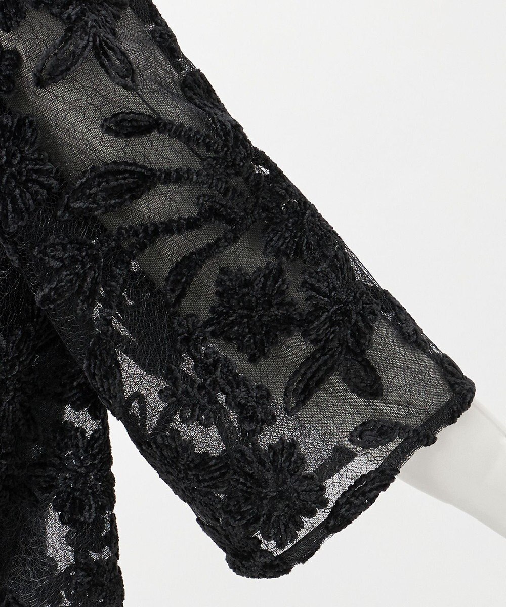 23区 【GOLD LABEL】フロッキーエンブロイダリー ブラウス 