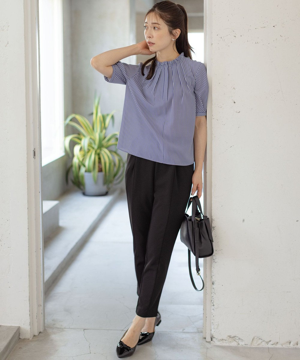 組曲 S 【ご好評につき追加生産！】ジョーゼットジャージースタイルアップ パンツ 