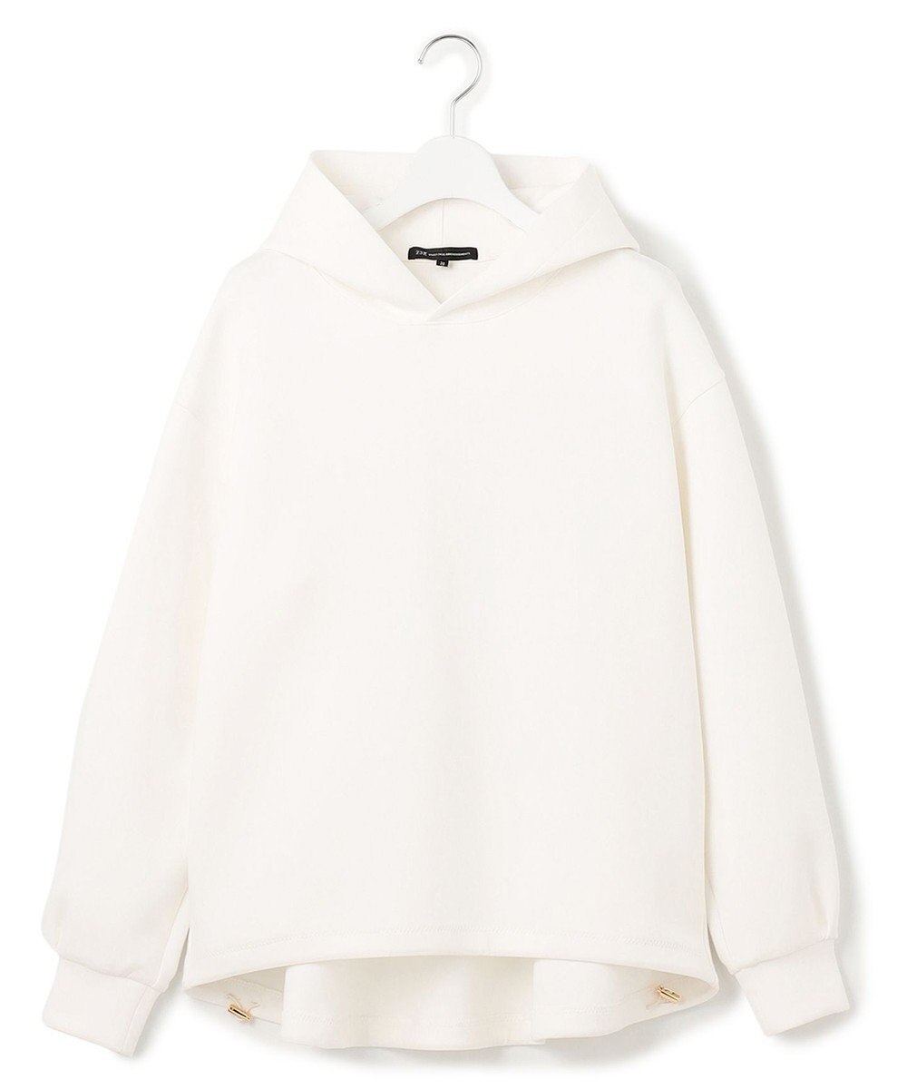 23区 L 【洗える】コンフォートダンボールジャージー パーカー 