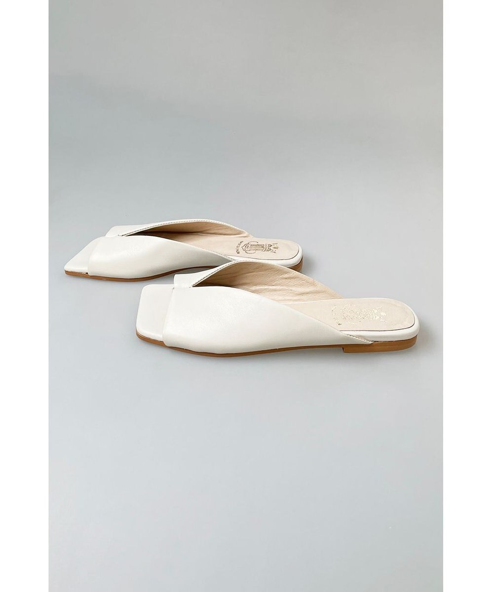 BONTRE 【BONTRE/ボントレ】スクエアトゥフラットサンダル 