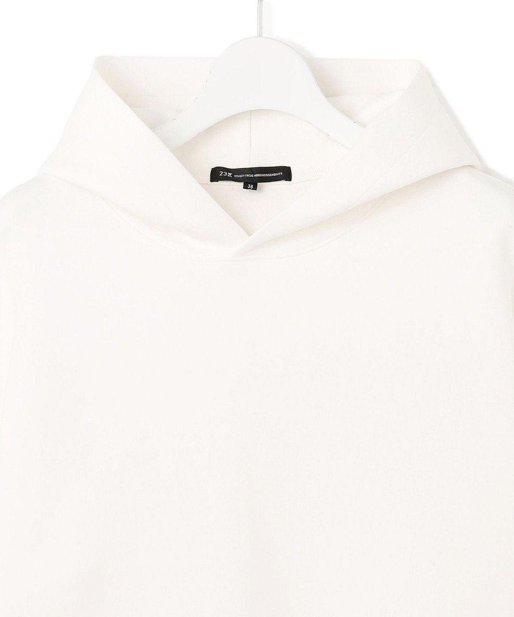 23区 【洗える】コンフォートダンボールジャージー パーカー 