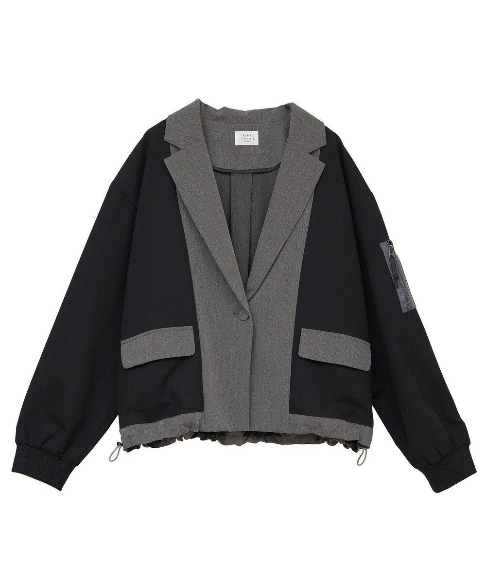 YECCA VECCA MA-1風デザインジャケット 