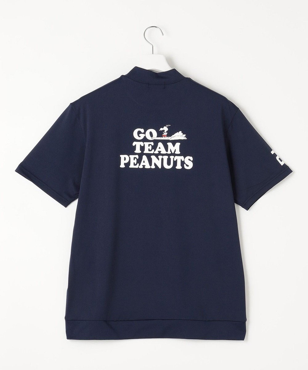 23区GOLF 【PEANUTS】【MEN】スヌーピーコラボ モックネックシャツ 