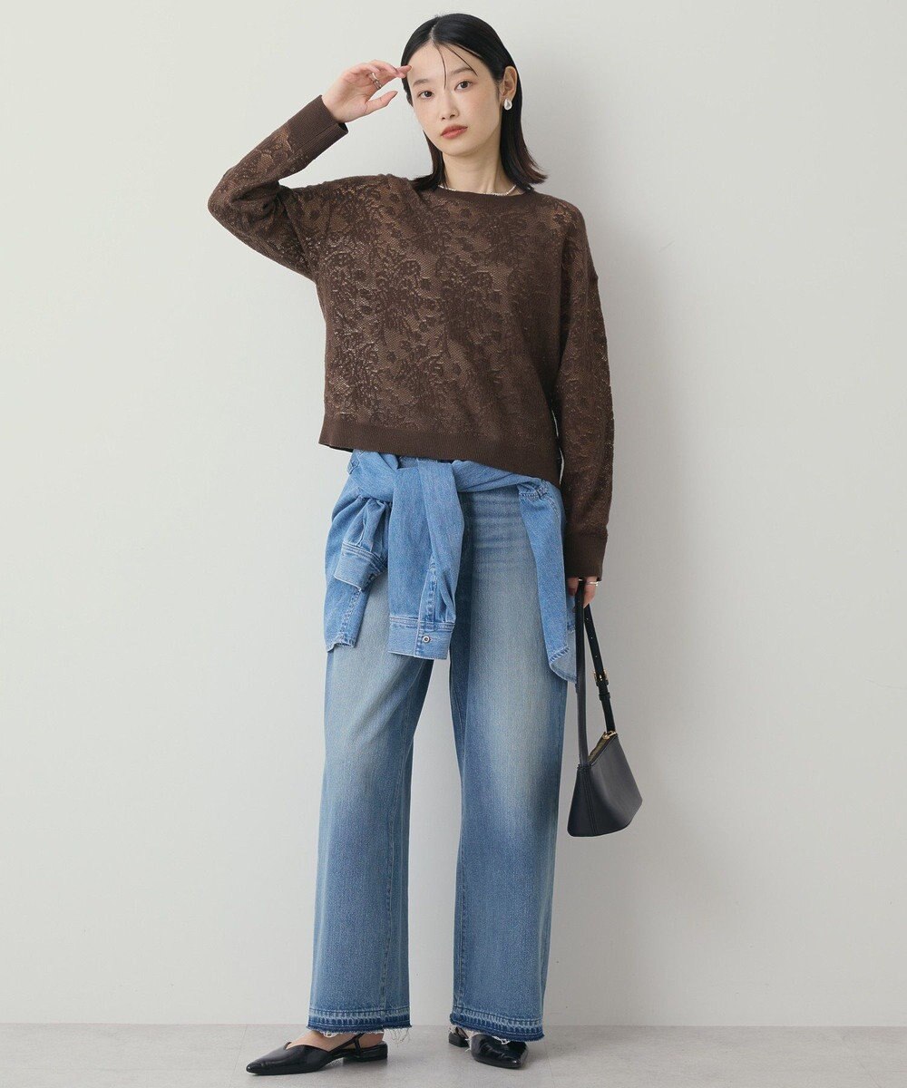 AMERICAN HOLIC レース編みニットプルオーバー 